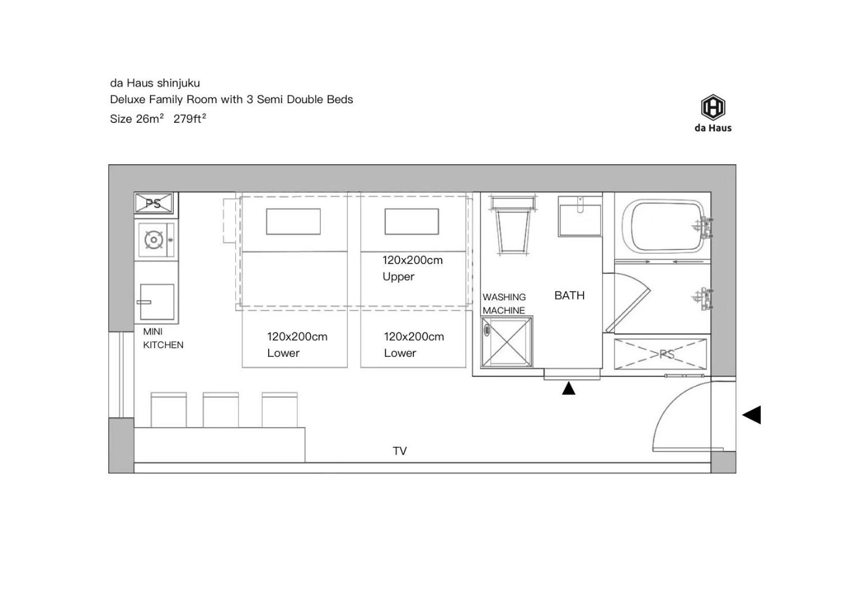 Da Haus Shinjuku Hotell Tokyo Eksteriør bilde